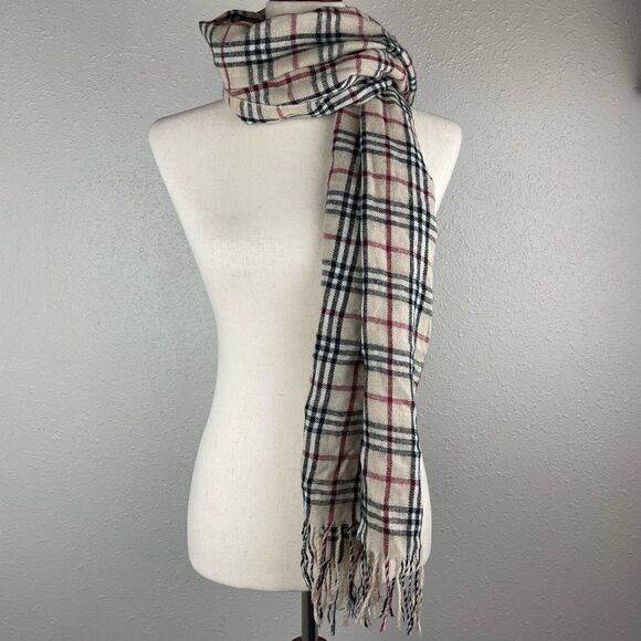 Plaid Scarf EUC - Picture 1 of 4